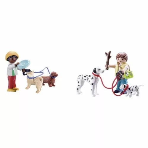Playmobil City Life 70530 kutyasétáltatás hordozható szett