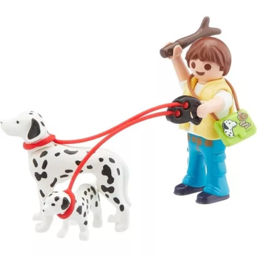 Playmobil City Life 70530 kutyasétáltatás hordozható szett