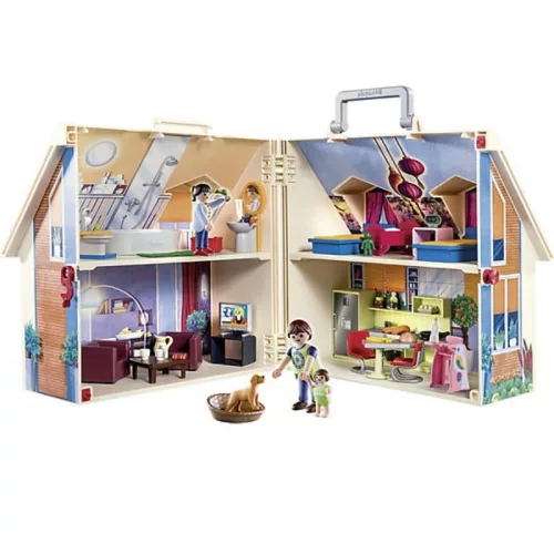 Playmobil Dollhouse 70985 hordozható családi ház