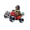 Playmobil City Action 71090 Tűzoltó speed quad hátrahúzható motorral