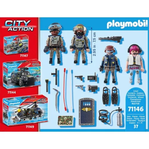 Playmobil City Action 71146 SWAT figuraszett