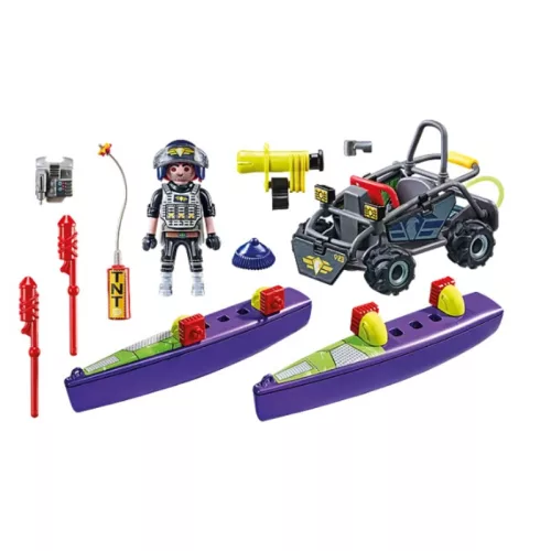 Playmobil City Action 71147 SWAT terepjáró quad