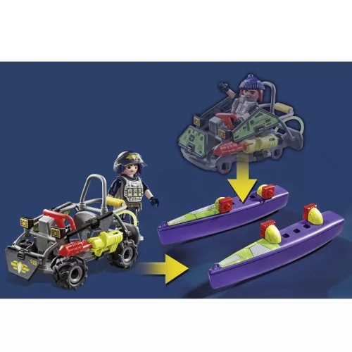 Playmobil City Action 71147 SWAT terepjáró quad