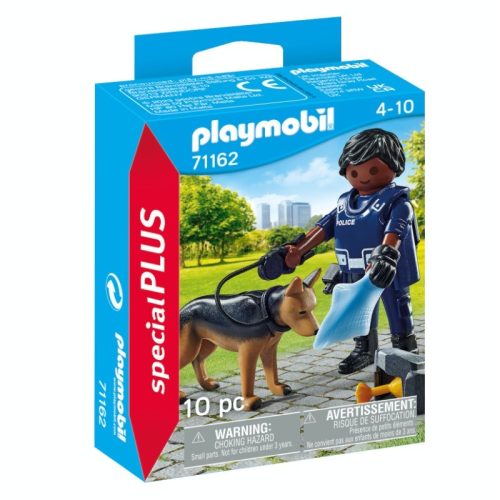 Playmobil Special Plus 71162 Rendőr nyomozó kutyával