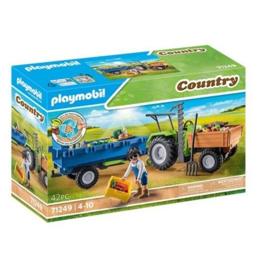 Playmobil Country 71249 Traktor utánfutóval