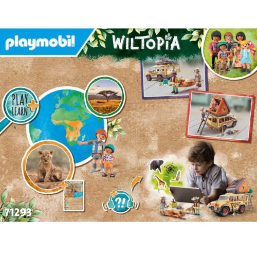 Playmobil Wiltopia 71293 Terepjáróval az oroszlánok között