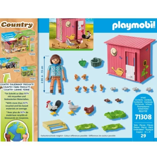 Playmobil Country 71308 Tyúk csibékkel