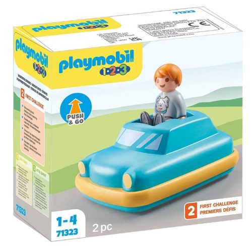 Playmobil 1.2.3 71323  Push & Go autó