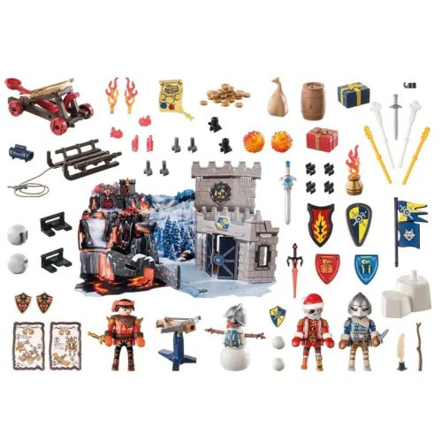 Playmobil Novelmore 71346 Adventi naptár: Novelmore hógölyő csata
