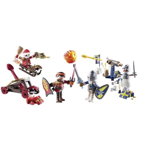 Playmobil Novelmore 71346 Adventi naptár: Novelmore hógölyő csata