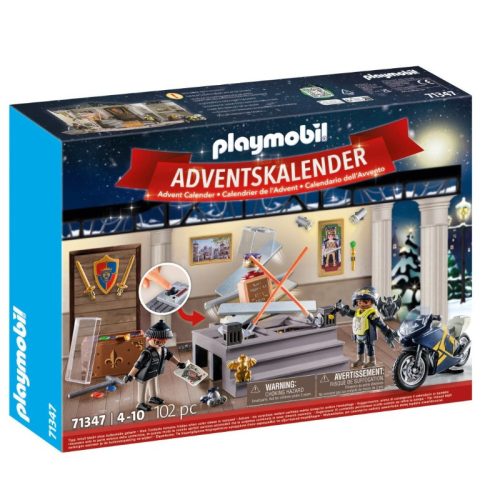 Playmobil City Action 71347 Rendőr adventi naptár: Múzeumi rablás