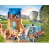 Playmobil Horses of Waterfall 71353 Amelia & Whisper lovasboksszal