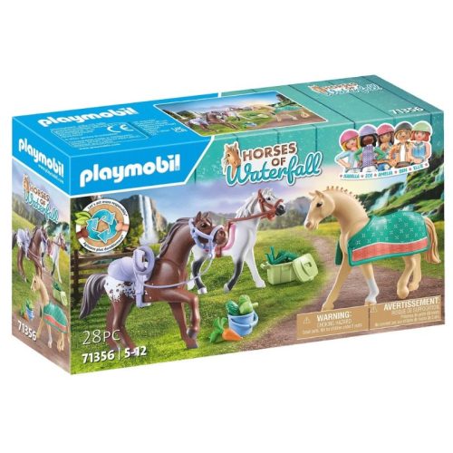 Playmobil Horses of Waterfall 71356 Lovas szett: Morgan, Quarter & Shagya