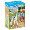 Playmobil Horses of Waterfall 71358 Ellie & Sawdust western lovasgyakorlatok