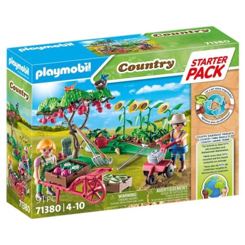 Playmobil Country 71380 Starter Pack Tanyasi zöldségeskert