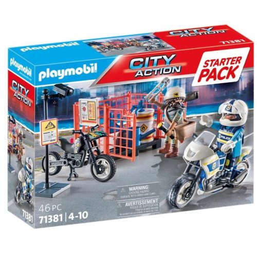 Playmobil City Action 71381 Starter Pack Rendőrség