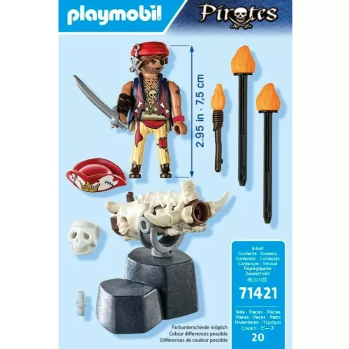 Playmobil Pirates 71421 Ágyúmester
