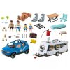 Playmobil Family Fun 71423 Lakókocsi autóval