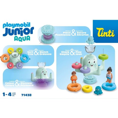 Playmobil Junior Aqua & Tinti 71438 Színes polipok