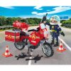 Playmobil Action Heroes 71466 Motoros tűzoltó olajfoltokkal