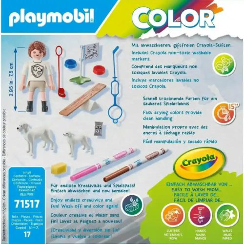 Playmobil Color 71517 Kutyatréning