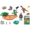 Playmobil Dinos 71526 Stegosaurus fészek tojásrablóval