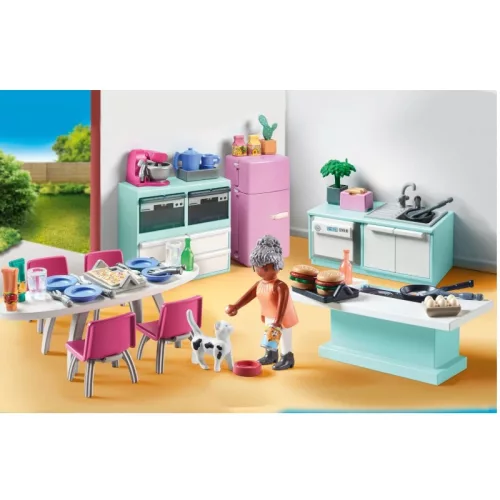 Playmobil My Life 71608 Konyha étkezővel
