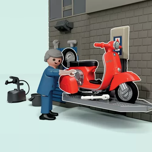 Playmobil Licensed Vehicles 71620 60-as évekbeli Vespa garázs