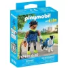 Playmobil My Life 71740 kocogó border collie-val