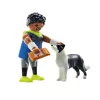 Playmobil My Life 71740 kocogó border collie-val