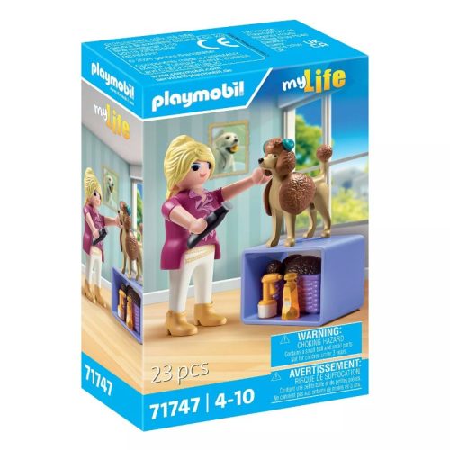 Playmobil My Life 71747 Kutyakozmetikus