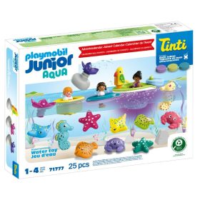 Playmobil Junior 71777 Adventi naptár – Színes kalandok a fürdőkádban Tinti-vel