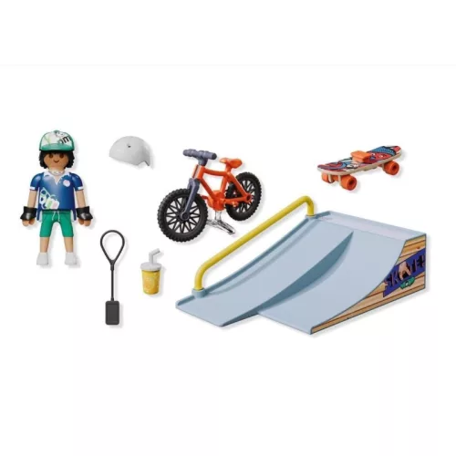 Playmobil Promo Pack 71798 Gördeszkás rampával