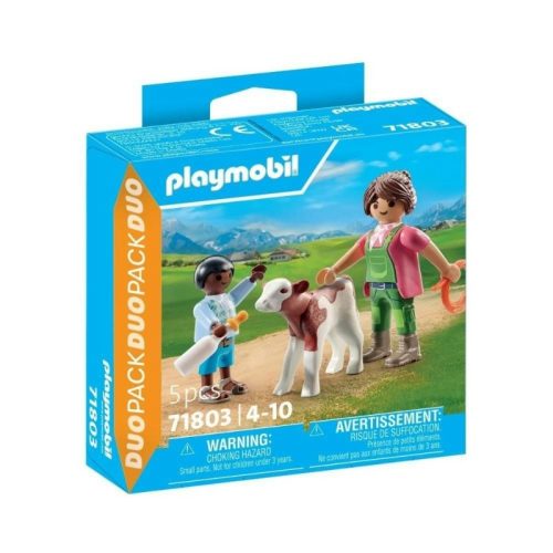 Playmobil Duo Pack 71803 Farmer borjúval