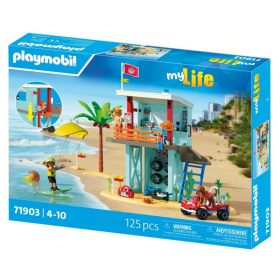 Playmobil My Life 71903 Vízimentő-torony strandjárművel