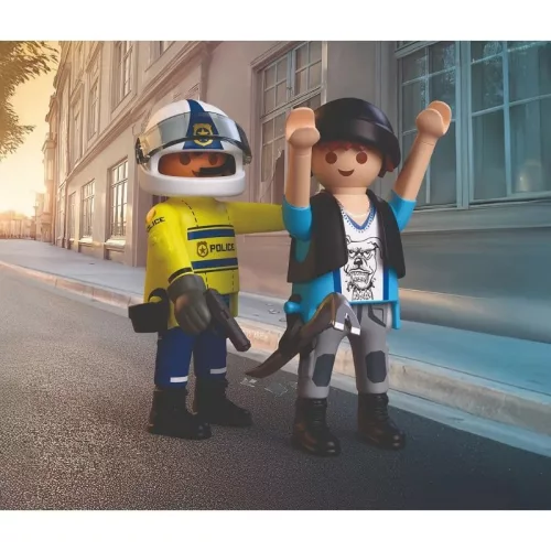 Playmobil City Action 72079 Motoros üldözés
