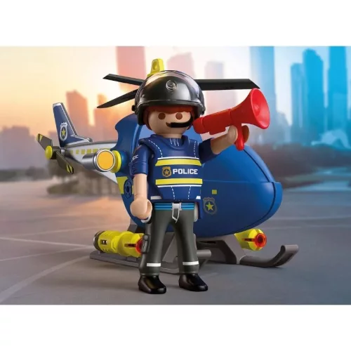 Playmobil City Action 72080 Rendőrhelikopter radarral