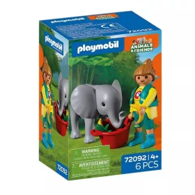 Playmobil Animals & Friends 72092 Állatkert – Bébi elefánt és gondozója