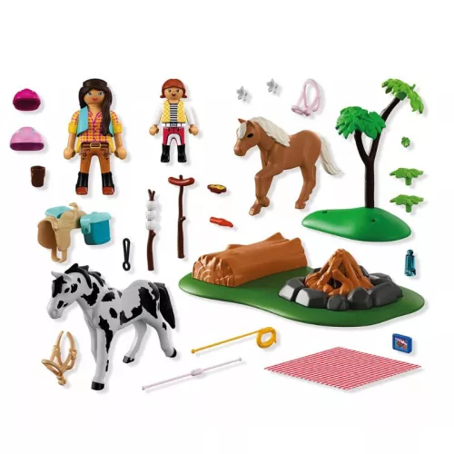 Playmobil I Love Horses 72132 – Lovas kirándulás tábortűzzel
