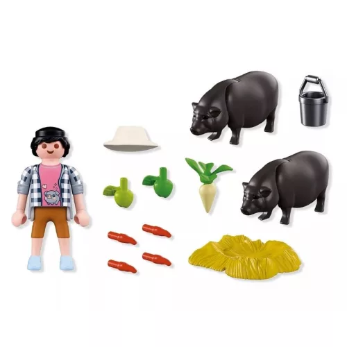 Playmobil Country 72171 – Farmer csüngőhasú malacokkal