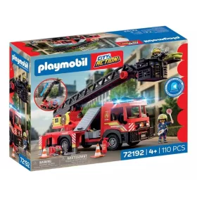 Playmobil City Action 72192 létrás tűzoltóautó fény- és hangmodullal – 110 db