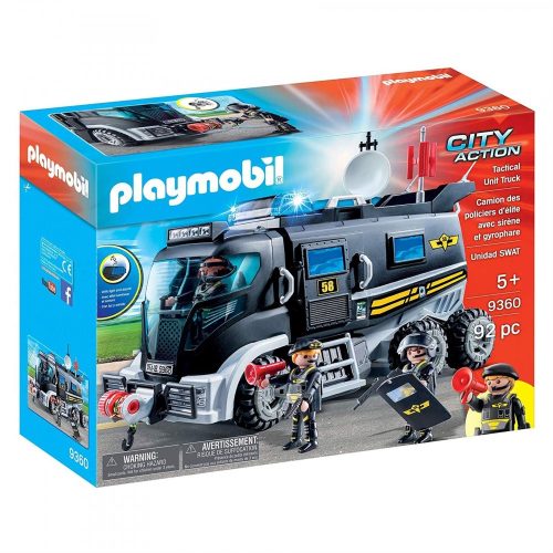 Playmobil City Action 9360 Speciális Egység kamionja (SWAT Kamion)