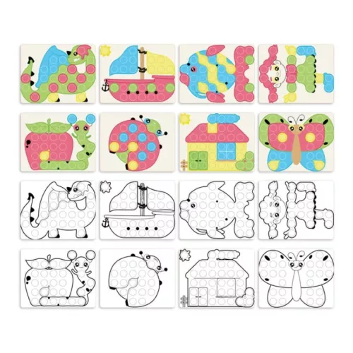 Quercetti Fanta Color Eco Junior pötyi (58 db)