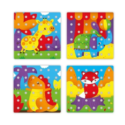 Quercetti Jumbo Peggy – 2 az 1-ben pötyi szett (45 db)