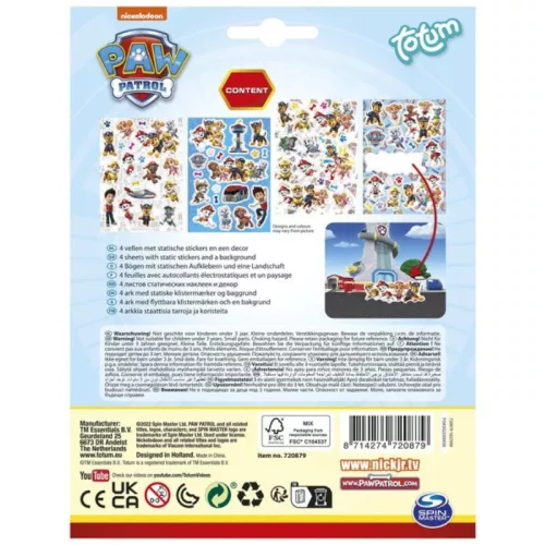 Totum Mancs Őrjárat ablakmatrica – 40 db