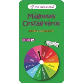 The Purple Cow Ország-város mágneses társasjáték