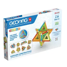 Supercolor 382 mágneses építőjáték (114 db)