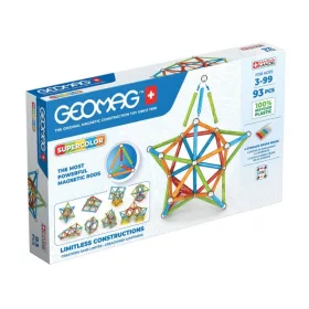 Supercolor 385 mágneses építőjáték (93 db)