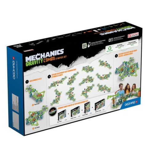 Mechanics 757 mágneses építőjáték – Gravity Recycled kezdő szett (153 db)