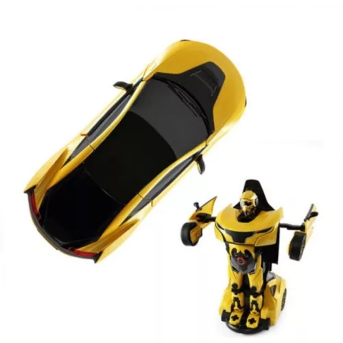 Rastar távirányítós autó 1:14 méretarányos – Transformer robot és autó (sárga)